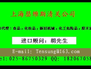 上海食品專業進口報關代理軟件開發 智能化解決方案助力行業高效合規